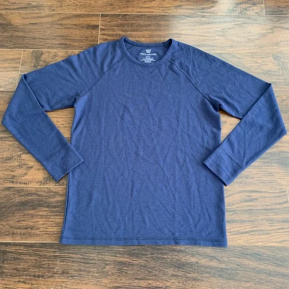 Mack Weldon Shirts Mack Weldon Mens Waffle Long Sleeve Crew